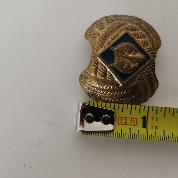 Vintage Boy Scout Neckerchief Slide Wolf - Picture 5 of 6